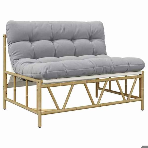 Trädgårdsstolar - EXKLUSIV HEM - Trädgårdsstolar - Robust stål - Bekväm textilène - Bambu-design