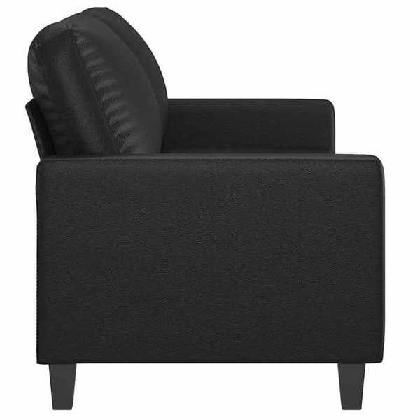 Maison Exclusive - 2-personers Sofa Sort 140 cm Syntetisk Læder