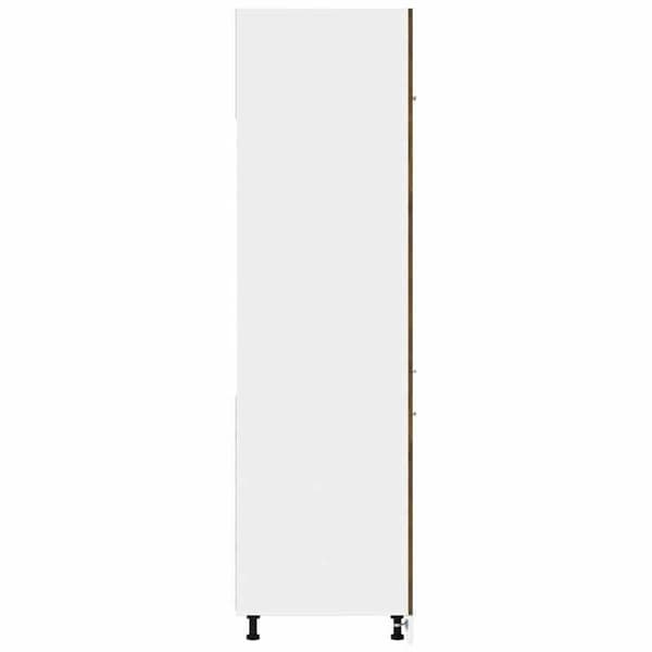 Køleskab - EKSKLUSIV HUS - Lyon - Røget eg - 3 døre - 60x57x207 cm