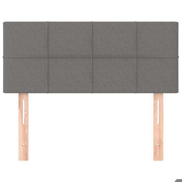Maison Exclusive - Mörkgrå sänggavel 100x5x78/88 cm Tyg