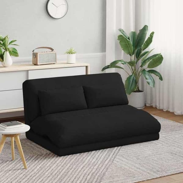 Maison Exclusive - Justerbar gulvstol i sort velour