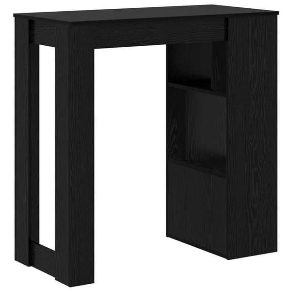 Barbord - EKSKLUSIV HUS - 102 x 50 x 103,5 cm - Ingeniørtræ - Sort - Nem montering