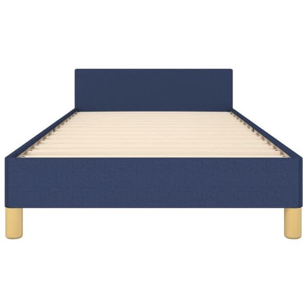 Maison Exclusive - Sengestel uden madras blå 80x200 cm stof
