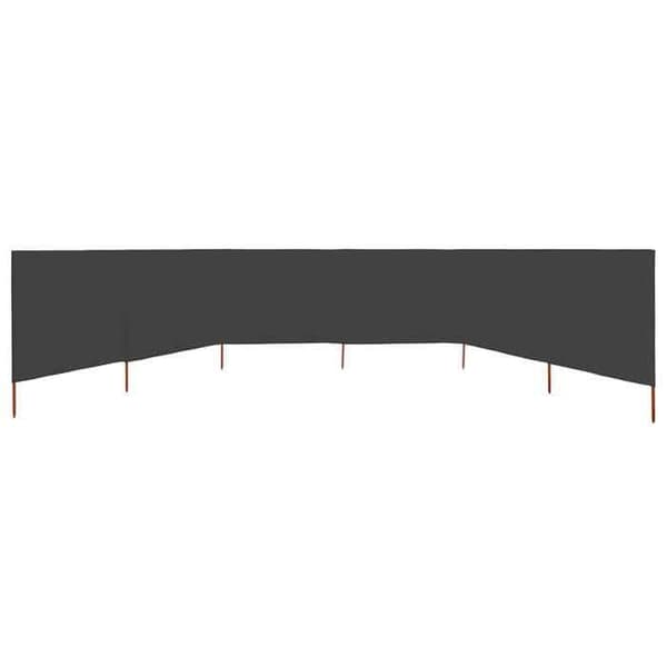 Maison Exclusive - Skärm 6 paneler Tyg 800 x 160 cm Antracit
