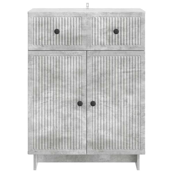 Maison Exclusive - Betoniharmaa buffet 66 x 34,5 x 90 cm Tekninen puu