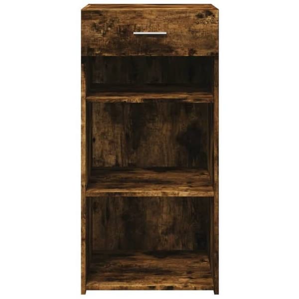 Maison Exclusive - Buffé ek rökig 45x42,5x93 cm ingenjörsträ