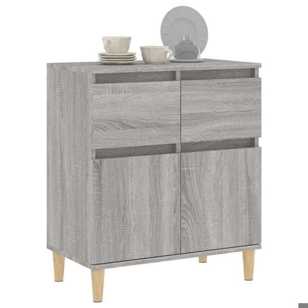 Maison Exclusive - Buffet Sonoma grå 60x35x70 cm Ingenjörsträ