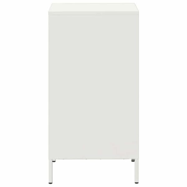 Maison Exclusive - Buffé vit 35x39x73,5 cm kallvalsat stål Vit