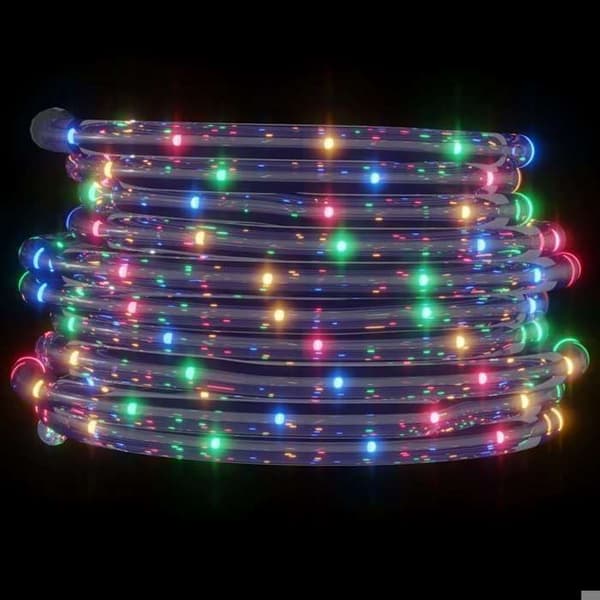 Maison Exclusive - Lysledning med 1200 multicolor LED 50 m PVC Flerfärgad