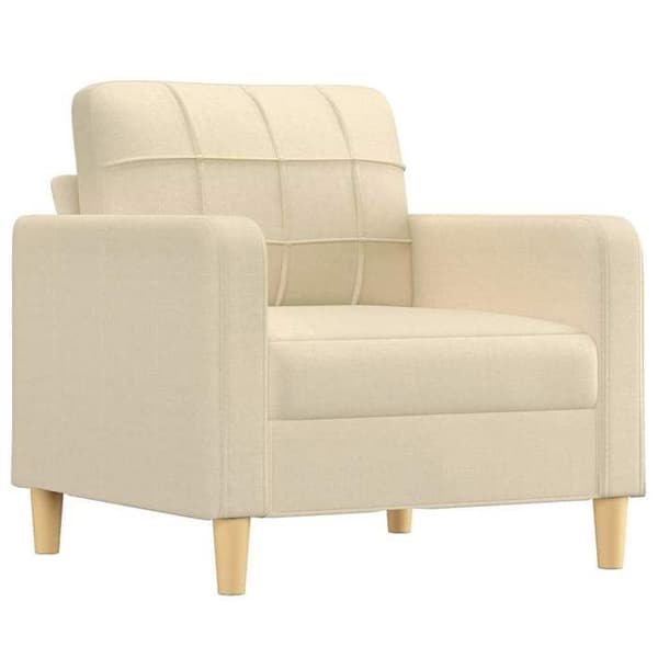 Maison Exclusive - Creme Stol 60 cm Stof