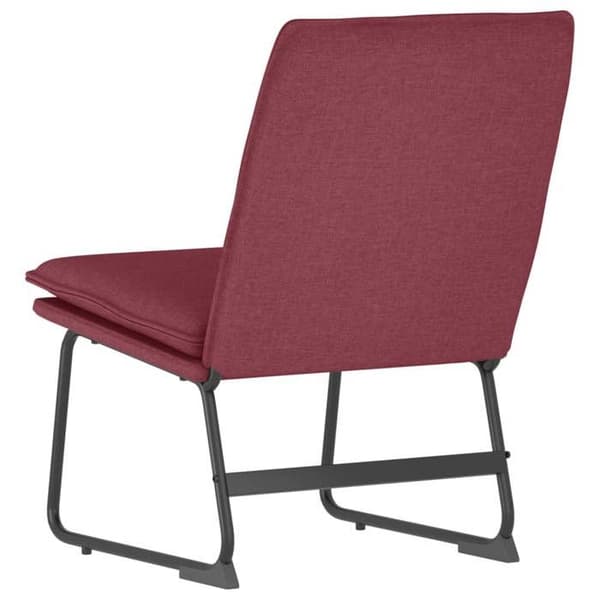 Maison Exclusive - Långfåtölj Röd vinröd 52x75x76 cm Tyg