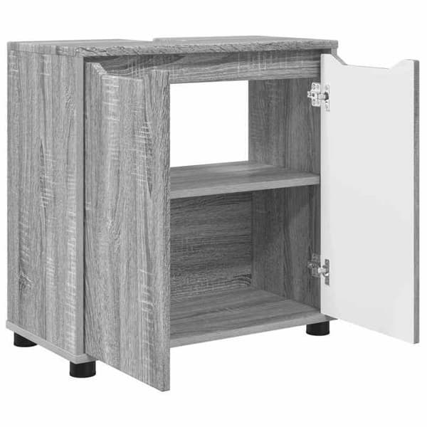 Maison Exclusive - Badeværelsesvaskeskab Grå Sonoma 60 x 30 x 60 cm