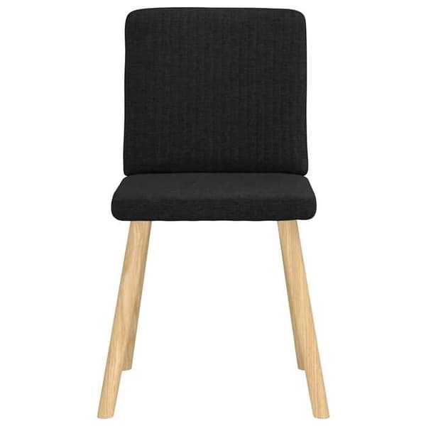 Maison Exclusive - Spisestole sæt af 6 sort stof Svart