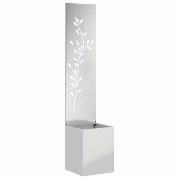 Maison Exclusive - Silverfärgad trädgårdsskyddsskärm 32 x 32 x 150 cm Silver