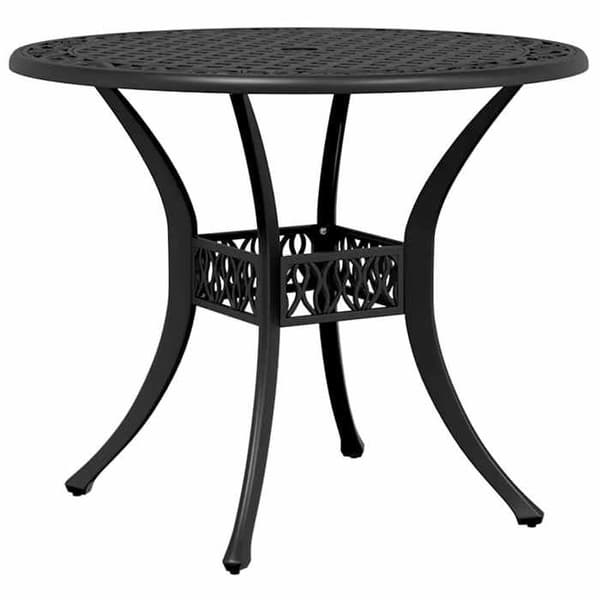Maison Exclusive - 3-osainen musta valukalusteiden bistro-setti