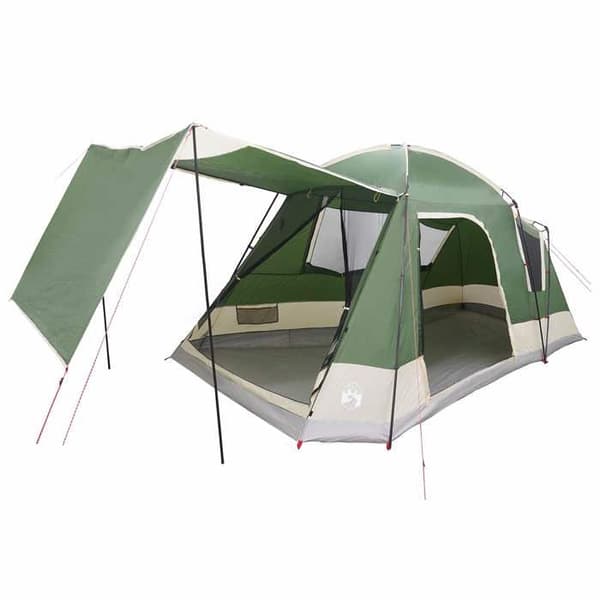 Maison Exclusive - Telt Hytte 8 personer Grøn Polyester og Stål