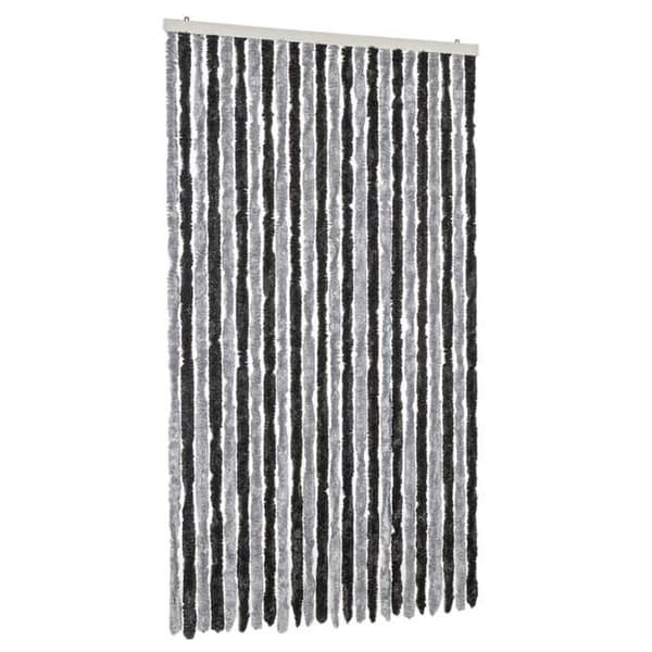 Maison Exclusive - Harmaa ja musta hyttysverkko 100x220 cm chenille