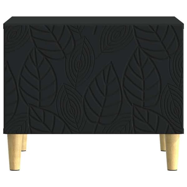 Maison Exclusive - Sort sofabord 50 x 49 x 40 cm Ingeniørtræ Svart