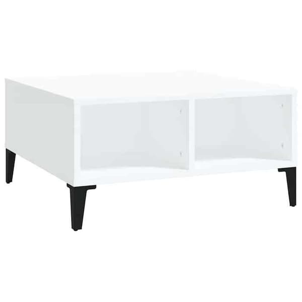 Bord - EKSKLUSIV HUS - 60x60x30 cm - Hvid - Ingeniørtræ - 4 rum Vit
