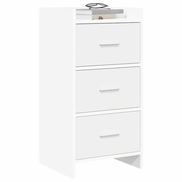 Buffé - EXKLUSIVT HUS - 40 x 36 x 80 cm - Vit - Ingenjörsträ - Nutida Vit