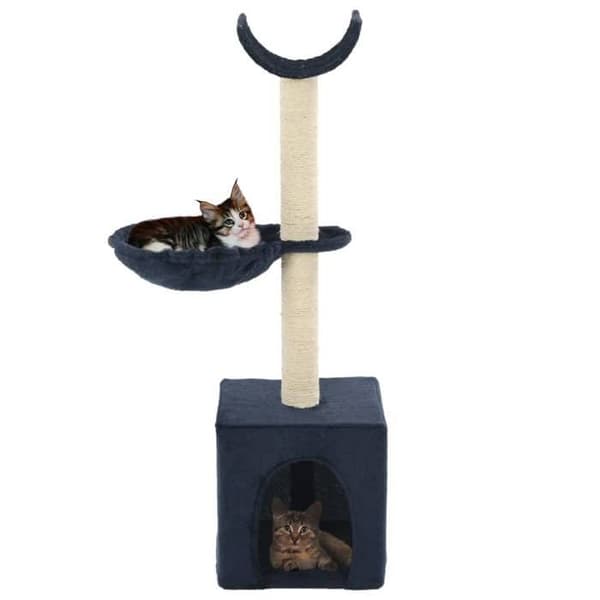 Maison Exclusive - Kattekradsetræ med sisal kløer 105 cm Blå Blå