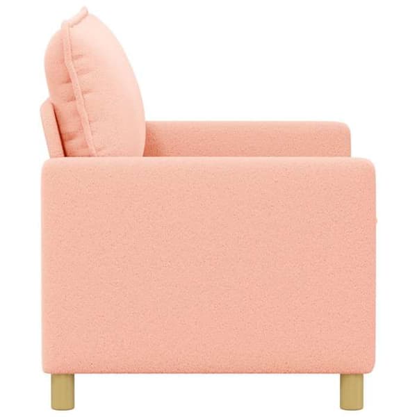 Maison Exclusive - Soffa Rosa 126 x 81 x 87,5 cm Tyg