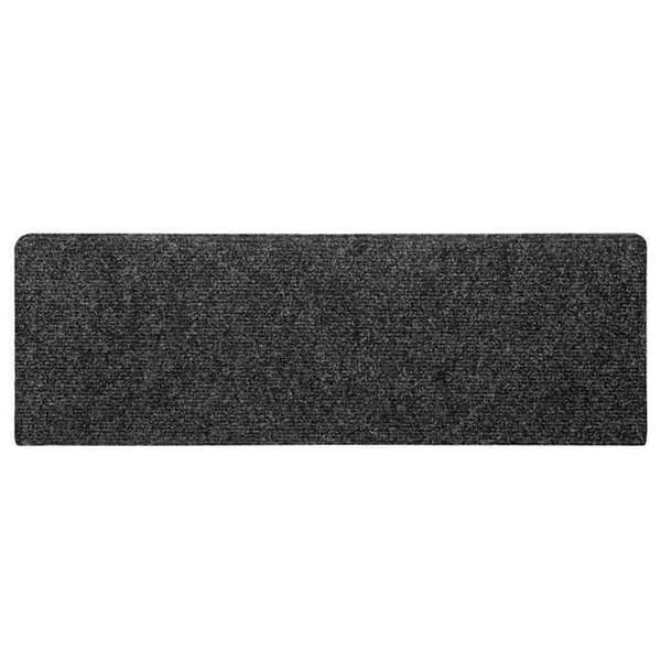 Maison Exclusive - Selvklæbende trappetæpper, 30 stk., 65 x 21 x 4 cm, Mørkegrå, rektangulær kant