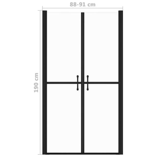 Maison Exclusive - Duschdörr ESG transparent (88-91)x190 cm Transparent
