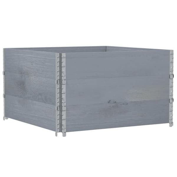 Jardinière - MAISON EXCLUSIVE - Pino - Harmaa - 100x100 cm Grå