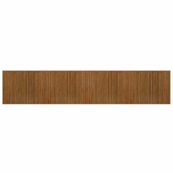 Maison Exclusive - Rektangulär matta brun 80x400 cm bambu brun