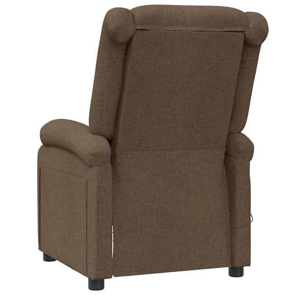 Maison Exclusive - Massagefåtölj Brun Tyg