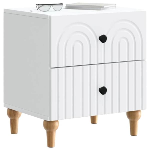 Natteskab - EKSKLUSIV HUS - 2 skuffer - Hvid - 43 x 34,5 x 48 cm Vit