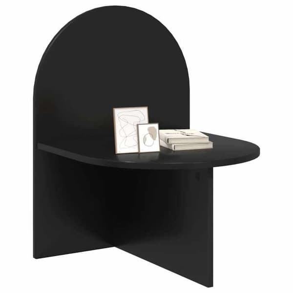 Maison Exclusive - Natbord 2 stk Sort eg 48 x 49 x 65 cm