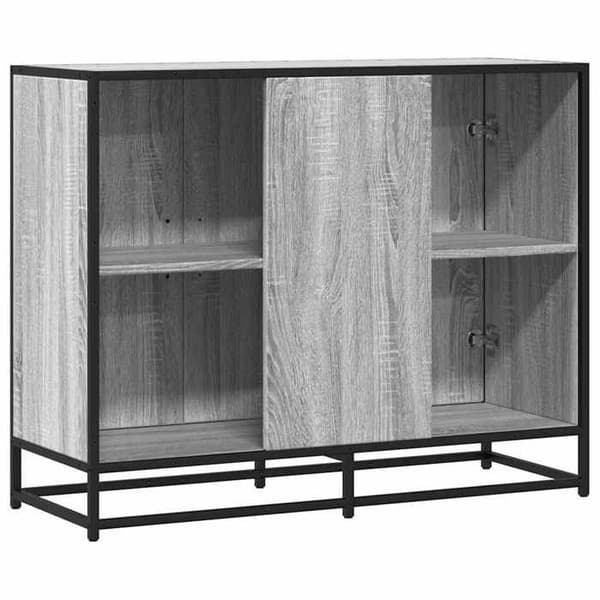 Maison Exclusive - Buffé Sonoma grå 94x35x76 cm ingenjörsträ