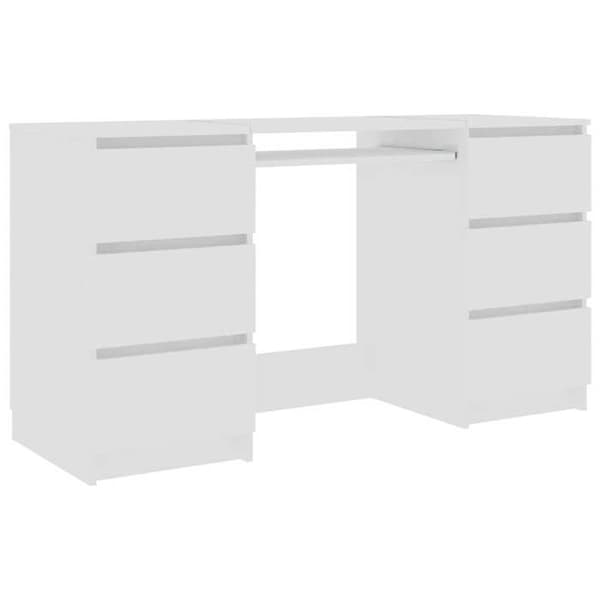 Maison Exclusive - Kontor Vit 140x50x77 cm Ingenjörsträ Vit