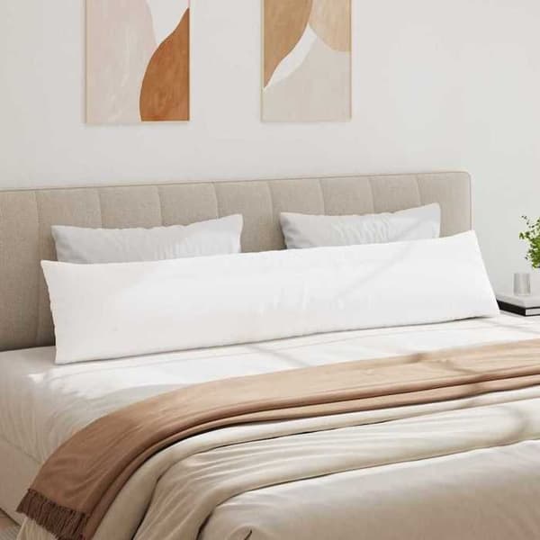 Soffkuddar - EXKLUSIVT HEM - 200 x 40 cm - Vit - 2-pack - Polyester med dragkedja Vit
