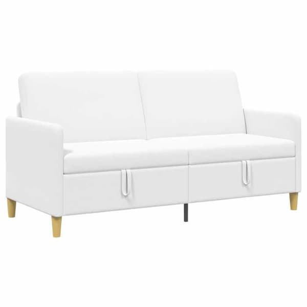 Maison Exclusive - Sofa med opbevaring Hvid 172 x 78 x 87 cm Polyester