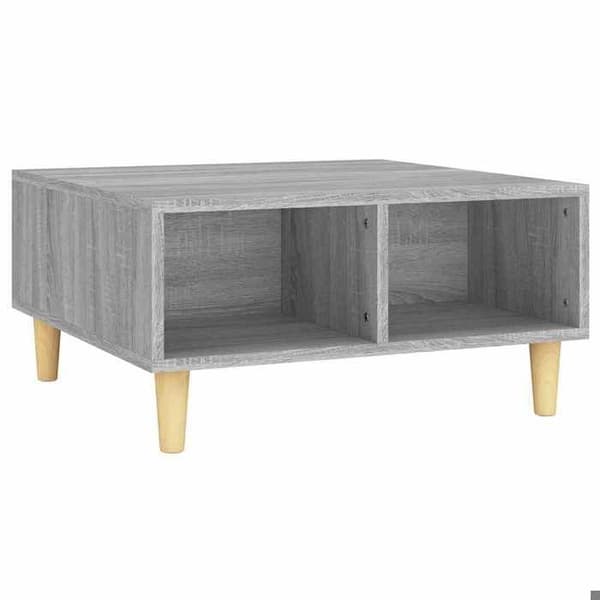Maison Exclusive - Soffbord sonoma grå 60x60x30 cm ingenjörsträ