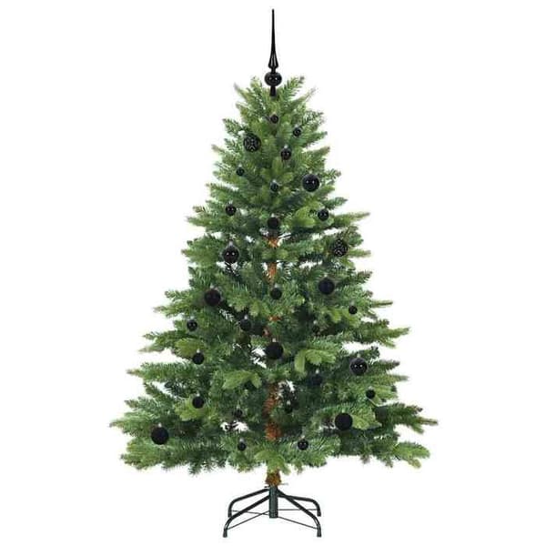 Kunstig juletræ - EKSKLUSIV HUS - 150 cm - Grøn - 150 LED - USB genopladelig Grön