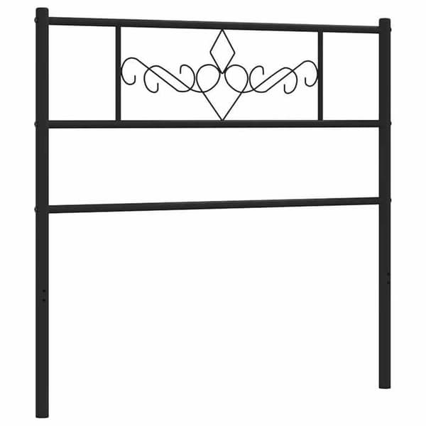 Maison Exclusive - Erstatnings hovedgærde i sort metal 75 cm