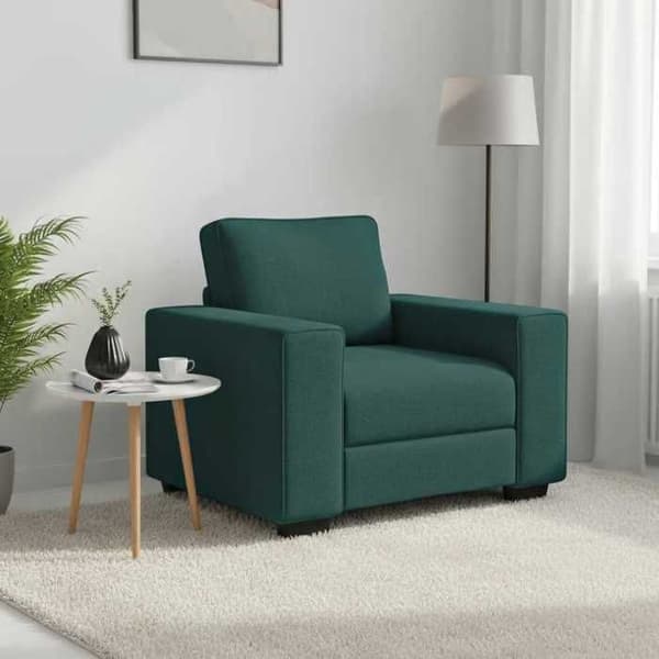 Maison Exclusive - Tummanvihreä sohva/tuoli 100x77x82 cm kangas