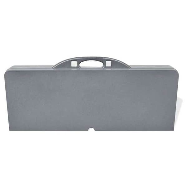 Maison Exclusive - Fällbart campingbordset med 4 aluminiumstolar
