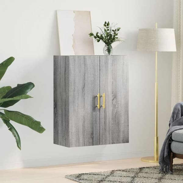 Maison Exclusive - Väggskåp sonoma grå 69,5x34x90 cm