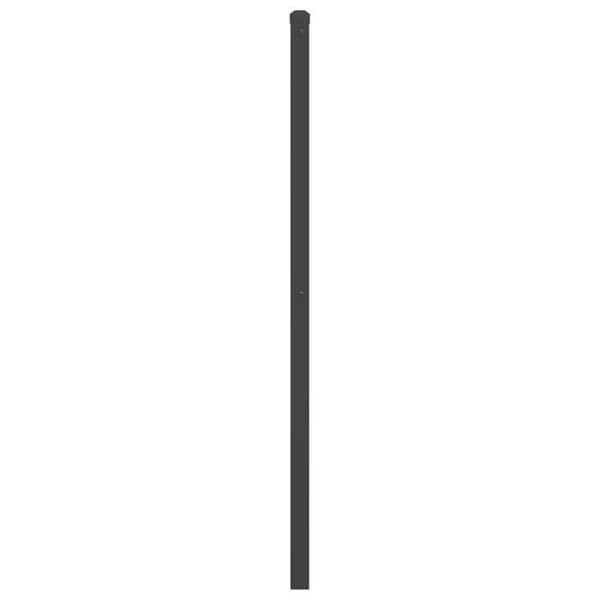 Maison Exclusive - Erstatnings hovedgærde i sort metal 180 cm
