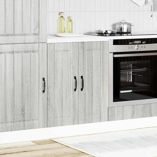 Maison Exclusive - Basmöbel för tvättställ Lucca sonoma grå ingenjörsträ