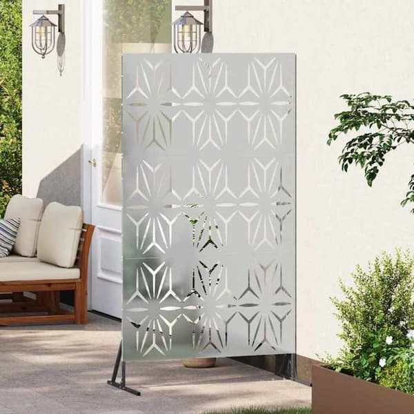 Maison Exclusive - Integritetsskärm 100 x 50 x 180 cm Galvaniserat stål