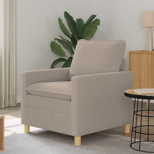 Maison Exclusive - Lys grå sofa 76 x 81 x 87,5 cm Stof