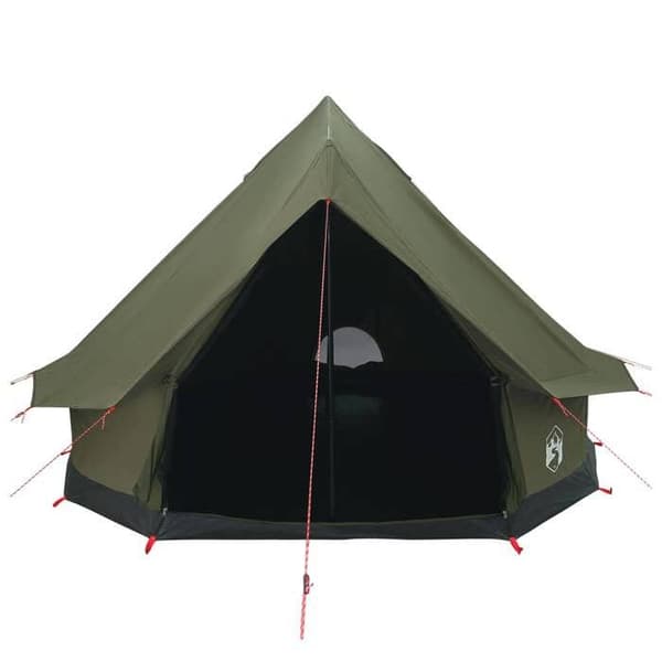 Maison Exclusive - Perheteltta 6 hengelle, armeijan vihreä, polycotton