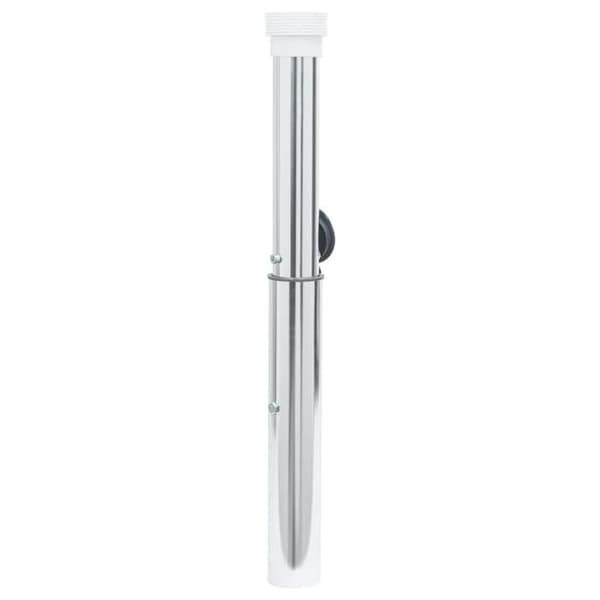 Maison Exclusive - Grävd parasollbas för mast 40-50 mm silverfärgad aluminium Silver