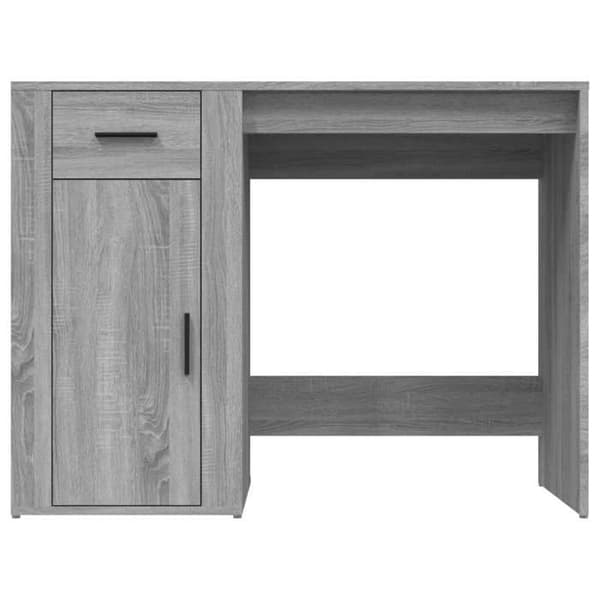 Maison Exclusive - Bureau Sonoma grå 100x49x75 cm Ingeniørtræ Sonoma grå